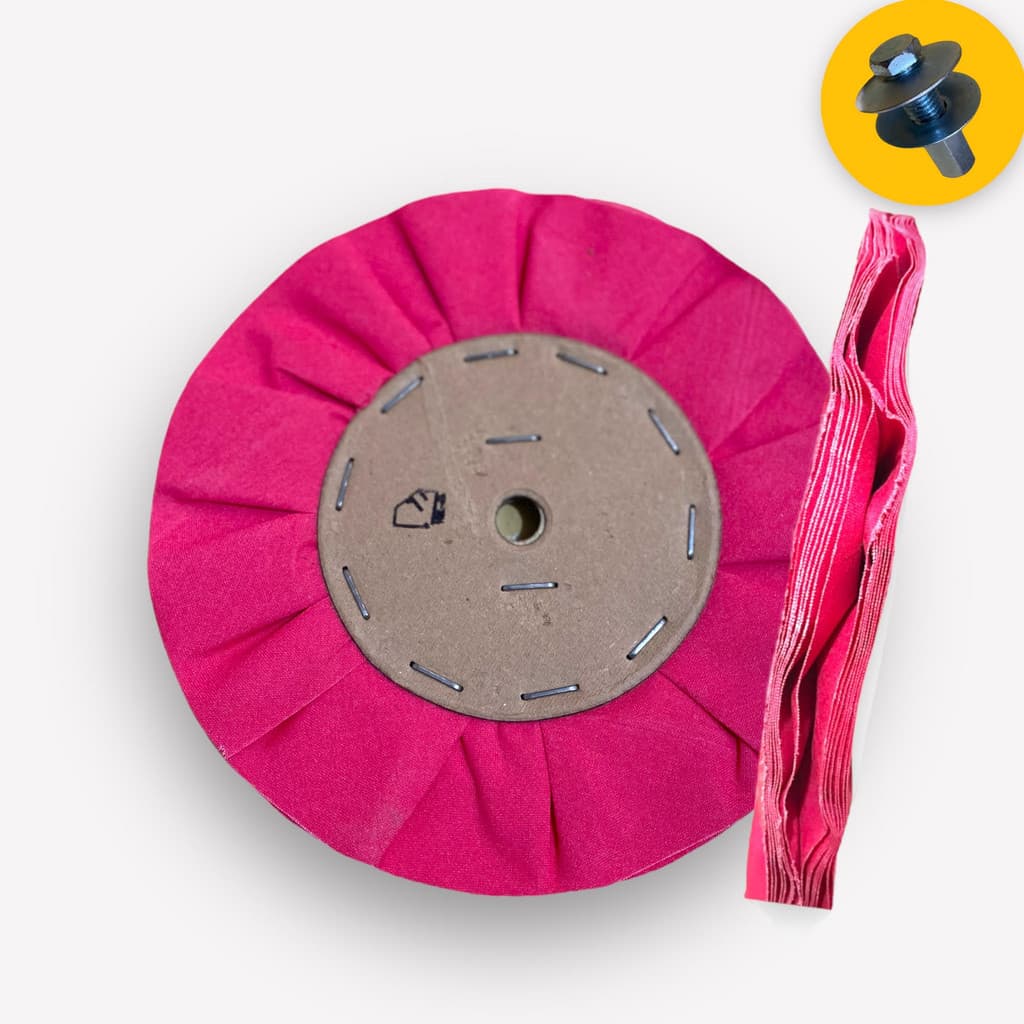 Kit 280 Polimento Corte Brilho Rodas Bau Metal Politriz 30cm