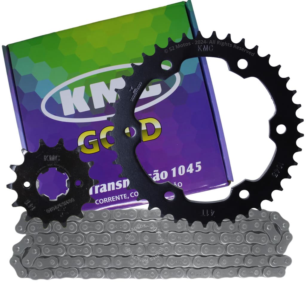 Kit Relação Transmissão Yamaha Fz 15 2022 2023 2024