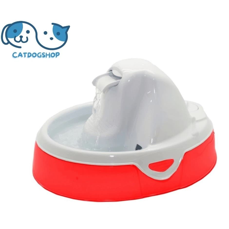 Fonte Aqua Flow Amicus para Cães e Gatos Cinza/Azul/Rosa/Vermelho