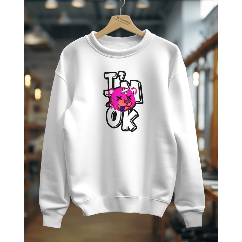 Moletom Masculino Estampado Moletom Estiloso Masculino Casaco Gola Careca