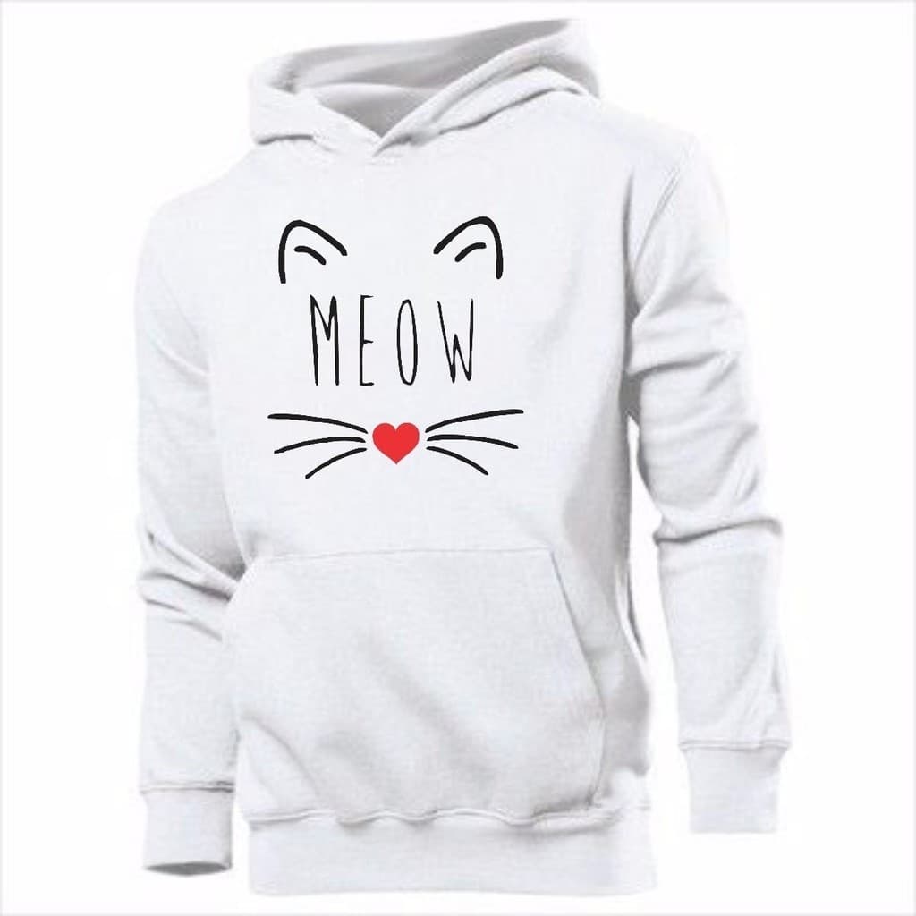 Blusa Moletom Gatinho Meow Top Tumblr De Frio Casaco