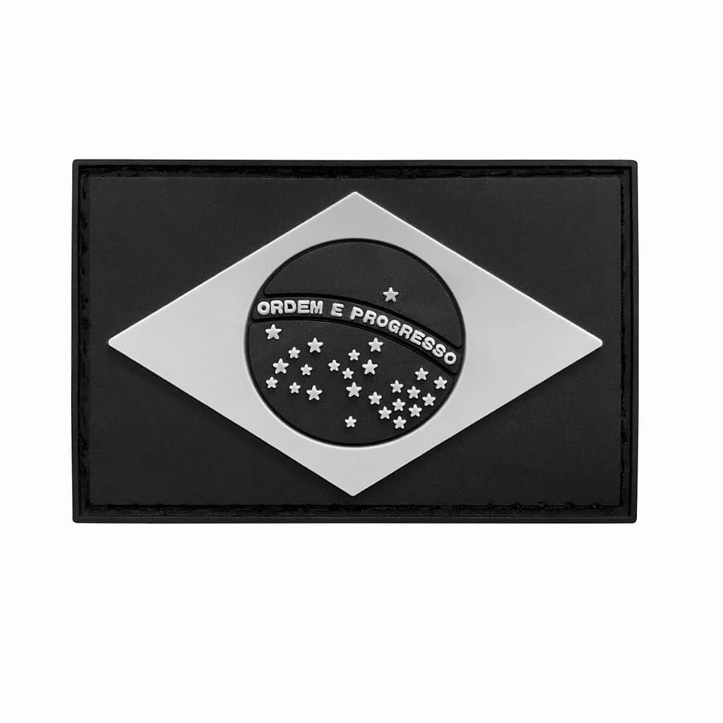 Patch Bandeira Brasil Black Rapina