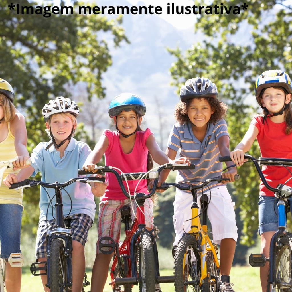 Capacete De Proteção Infantil Para Prática Esportiva Skate Bicicleta Patins Diversão Ao Ar Livre Unissex