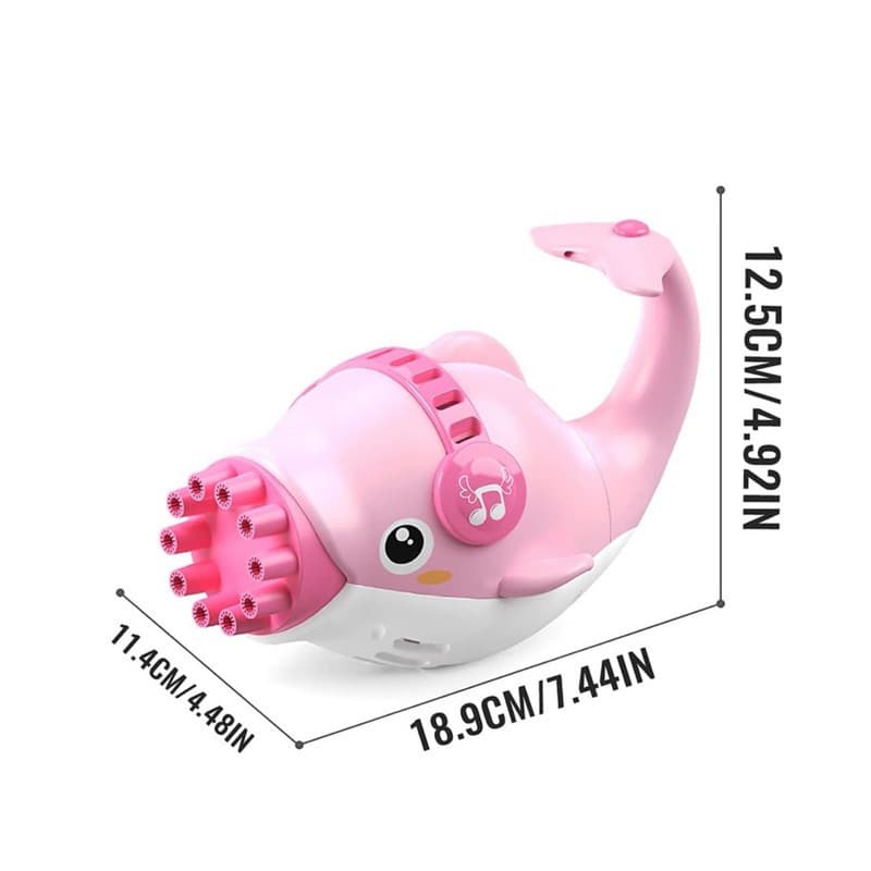 Maquina Lança Bolhas de Sabão Golfinho Brinquedo