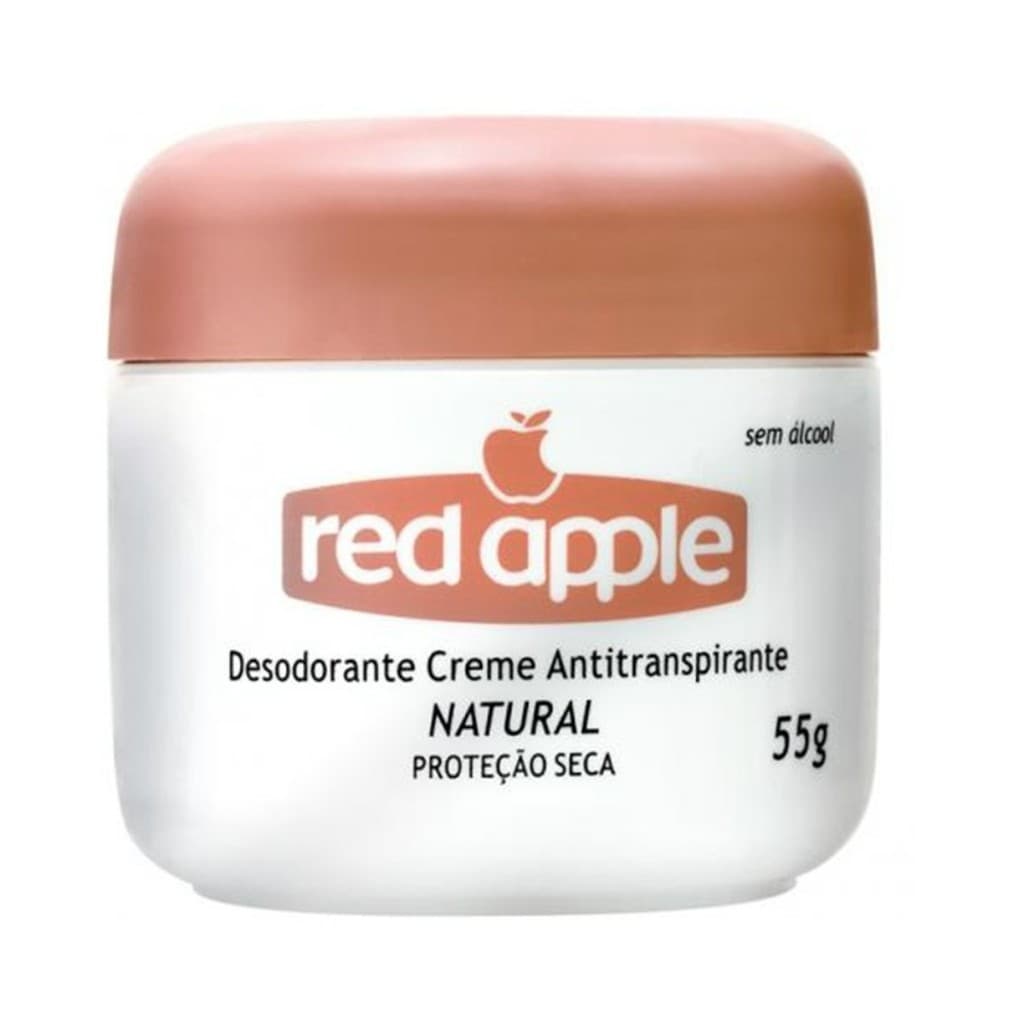 Desodorantes Creme Antitranspirante Red Apple 55g NATURAL