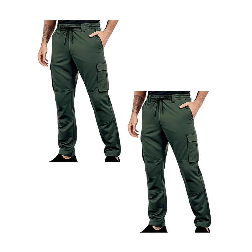 Kit 2 Calça Cargo Masculina Jogger Skatista Street Confortável Promoção Linha Premium