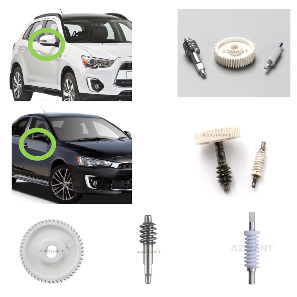 Engrenagem De Espelho De 50 Dentes Para Reparo De Cermin Retrovisor Mitsubishi ASX Lancer Nissan X-trail T30
