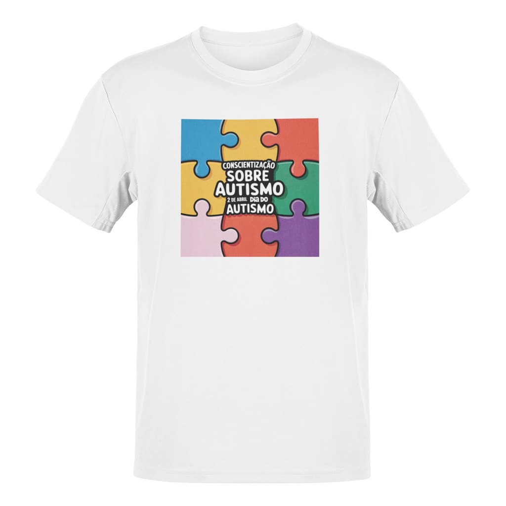 Camiseta Blusa Personalizada Dia Do Autismo Conscientização