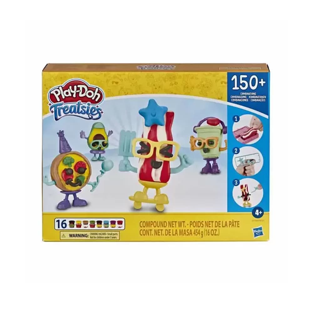 Massinha Play-Doh Treatsies 4 Mini Lanches E9727 Hasbro