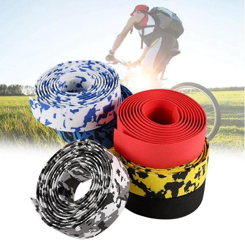 2 Pçs/Lote 3CMX2M Ciclismo Bicicleta De Estrada Guiador Fita À Prova Dwaterproof Água Camuflagem Aperto Envoltório Com B