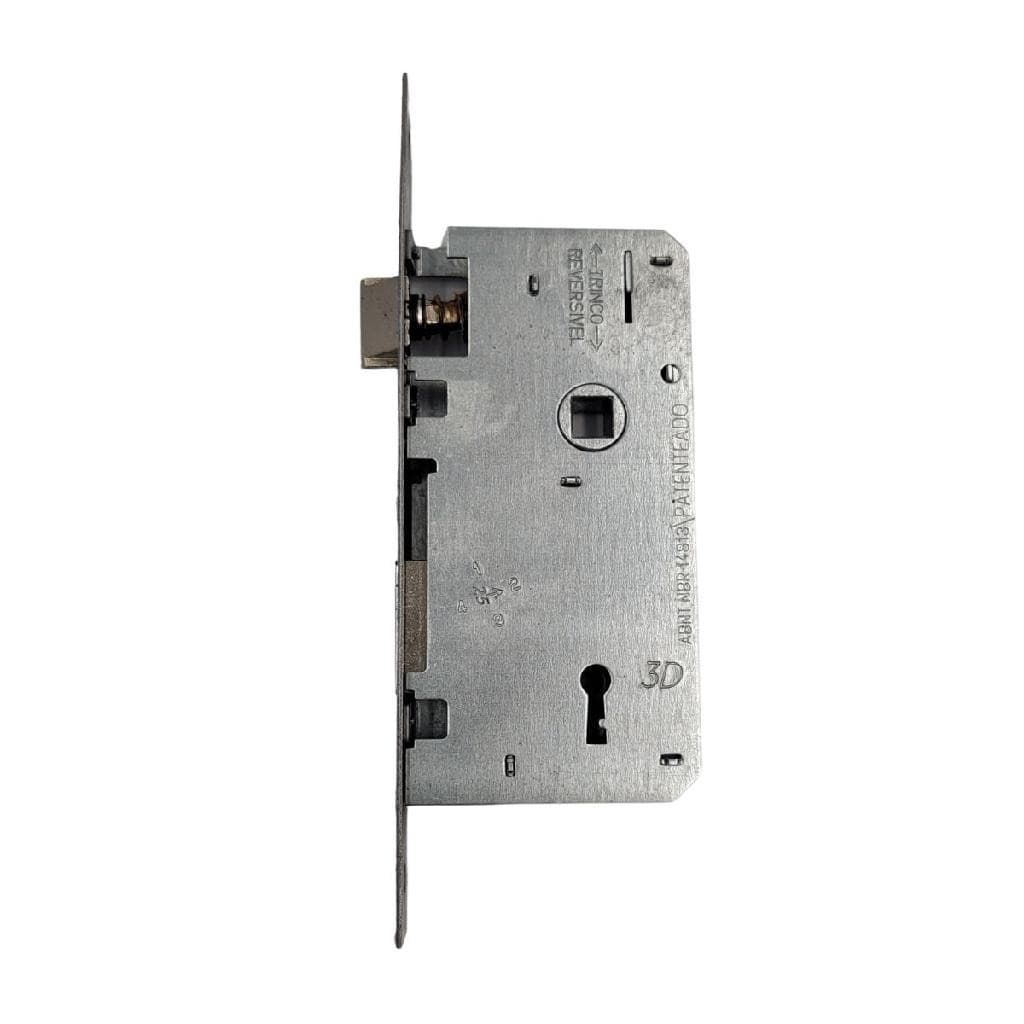 MÁQUINA AVULSA FECHADURA AROUCA INTERNA 6040 40MM INOX POLIDO