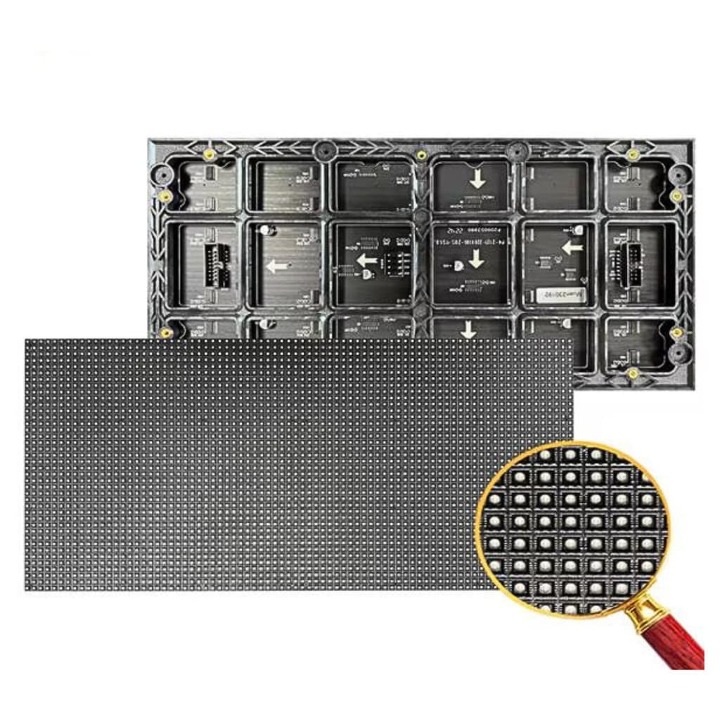 2 Modulo Painel Led P4 Rgb 32x16cm Hub75 Interno Indoor