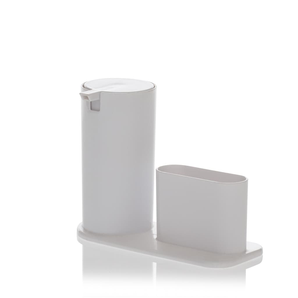 Dispenser Paramount Redondo Porta Esponja Sabão Liquido Suporte