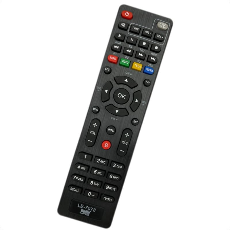 Controle Remoto Bedinsat Hd Regional Bs9900s