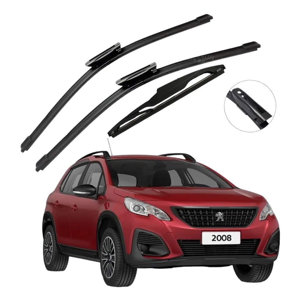 Kit Palhetas Limpador Parabrisa Peugeot 2008 2020 À 2024