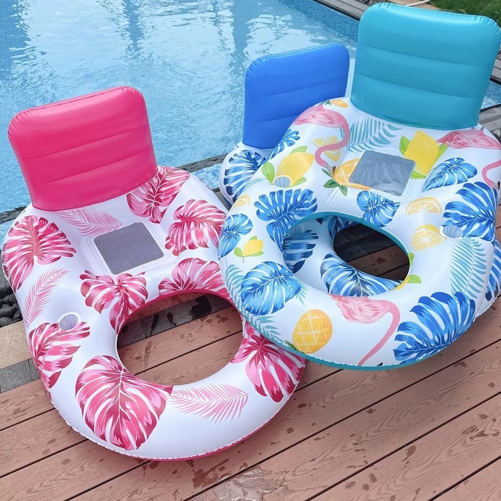 Bóia cadeira Inflável para piscina de adulto