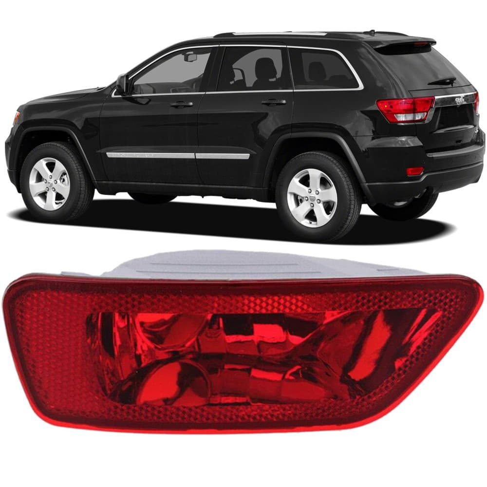 Lanterna de Neblina Parachoque Traseiro Jeep Compass e Cherokee de 2011 À 2015 - Esquedo