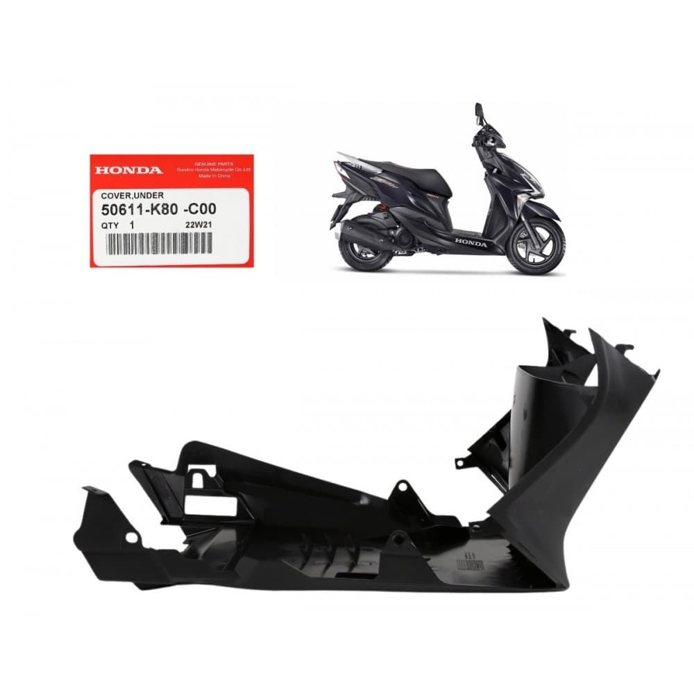 Protetor Inferior Piso Assoalho Elite125 2019 2020 2021 2022 2023 2014 Original Honda 50611-k80-c00