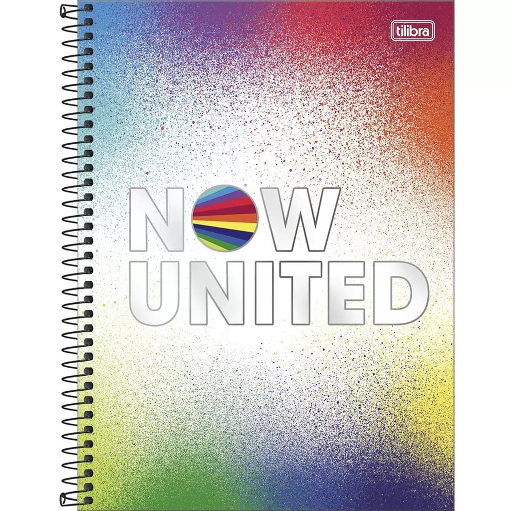 Caderno Universitário Now United 80 Folhas Capa Dura 1 M