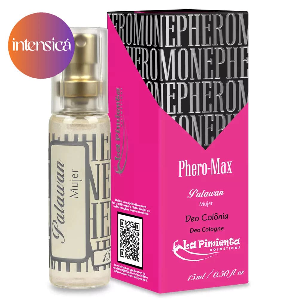 Perfume Phero Max 15ml - Perfume Afrodisíaco Feminino para Atração - PHEROMAX PALAWAN FEMININO