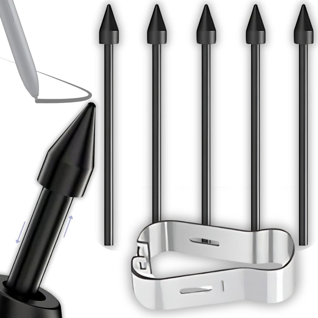 Kit 5 Pontas Repor Caneta S-pen Galaxy Tab Note Touch Screen
