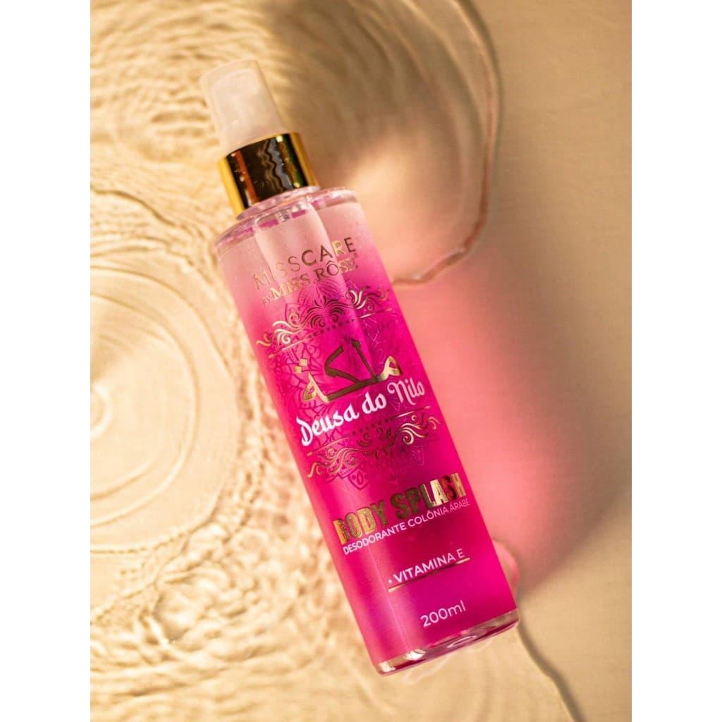 Body Splash Àrabe Desodorante Colônia Deusa do Nilo 200ml - Miss Rôse