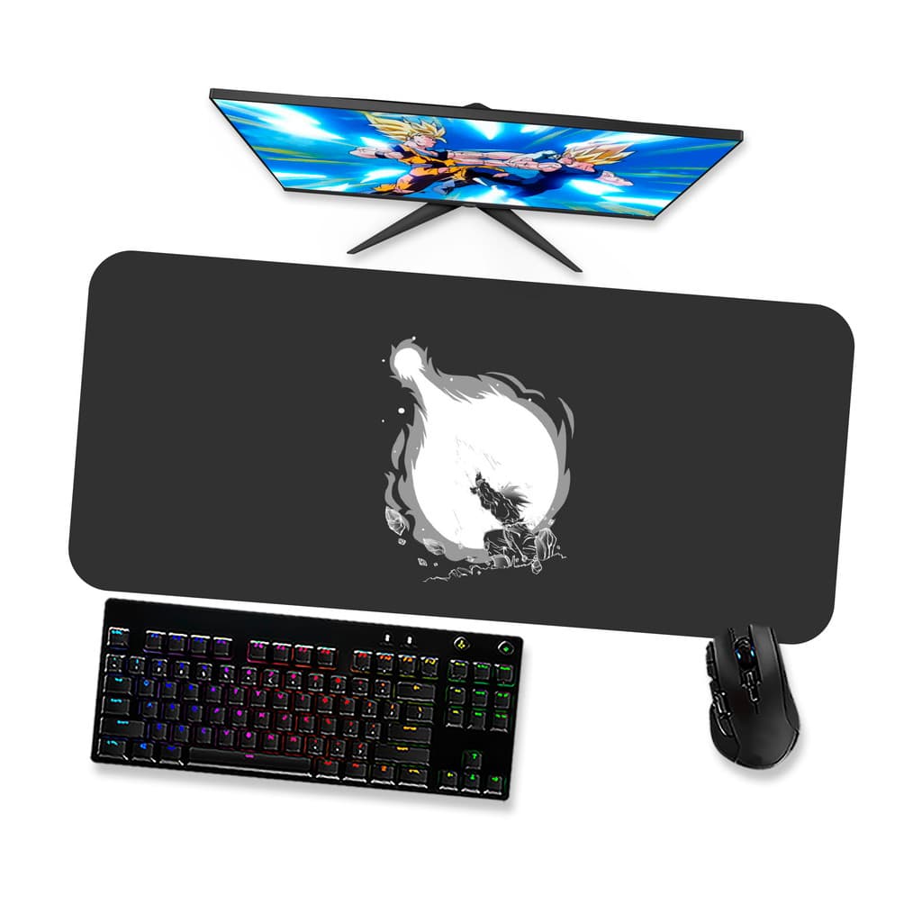 Mouse Pad Gamer Grande  DRAGON BALL GOKU KAMEHAMEHA 1  90x40 80x40 60x40 70x30 45x40