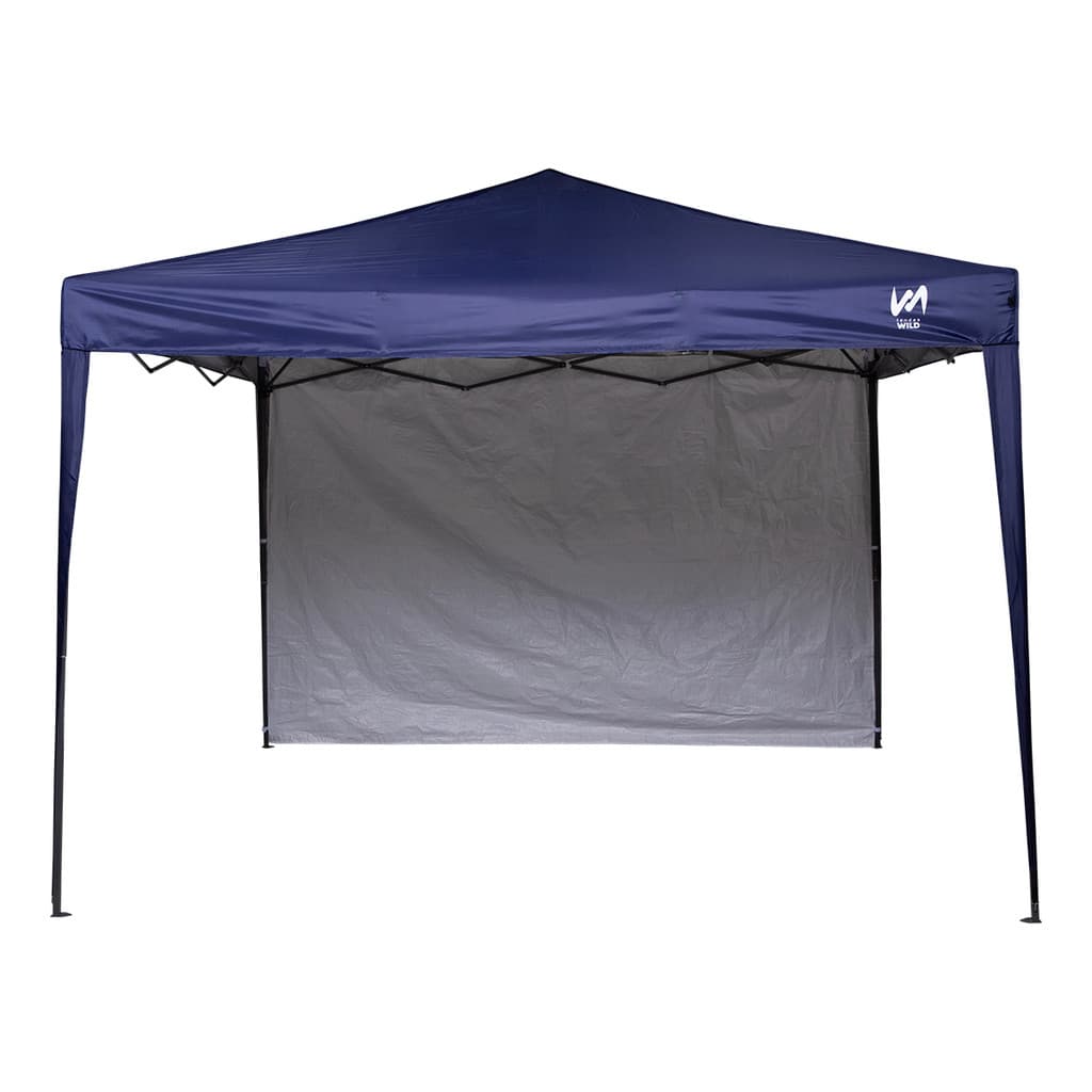 Gazebo Articulado 3x3 Aluminizado Praia E Campo 1 Parede em Lona