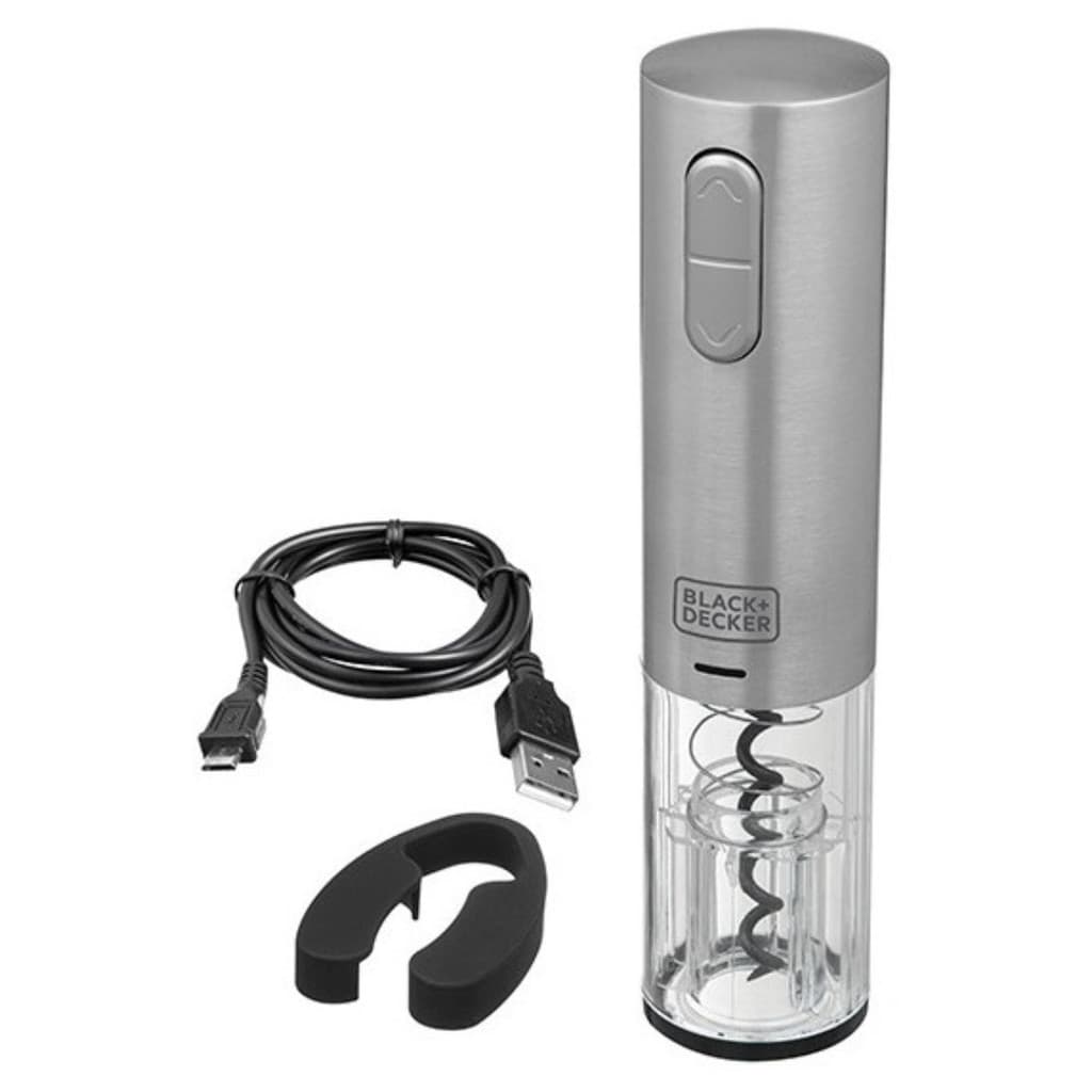 Abridor De Vinho Inox Elétrico Recarregável W10
