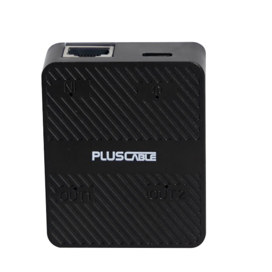 Divisor Duplicador de Rede Lan Gigabit RJ45 PlusCable