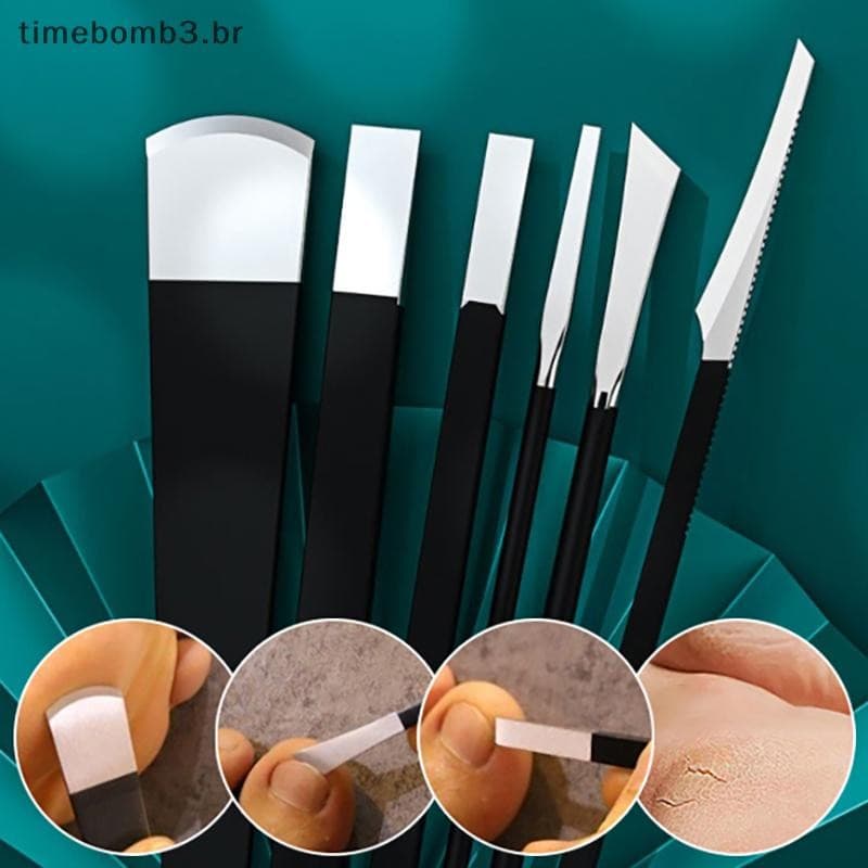 Conjunto De Pedicure De Unhas De Calos , Ferramentas De Corte Para Remover Raspador De Pele Morta , Reparo Doméstico , A