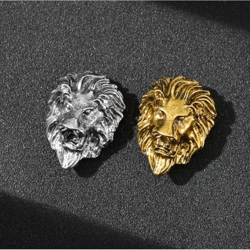 Broche De Leão De Metal De Alta Qualidade , Crachá De Animal , Alfinete De Lapela , Acessórios De Terno Vintage Masculin