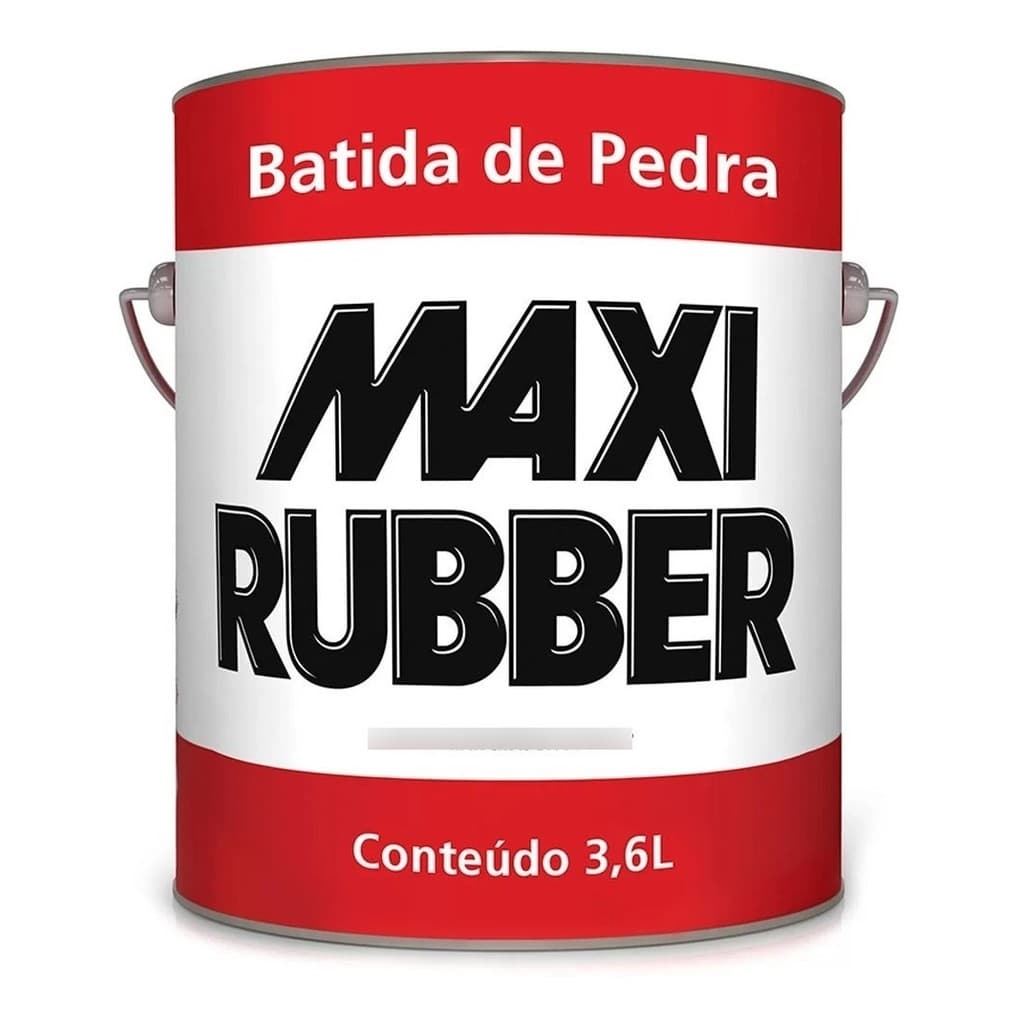 BATIDA DE PEDRA PRETO 3,6L MAXI RUBBER