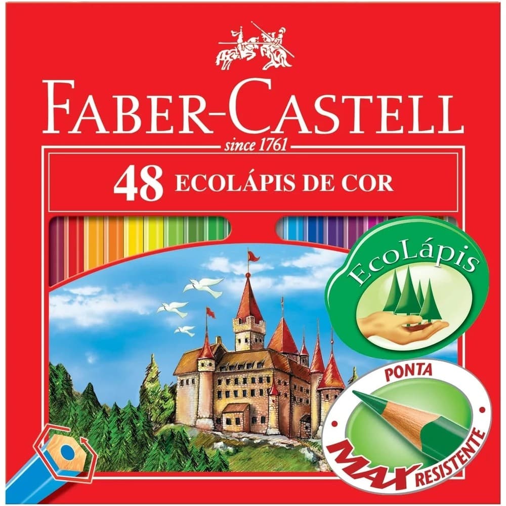 Lapis De Cor Faber-Castell C/48 Cores