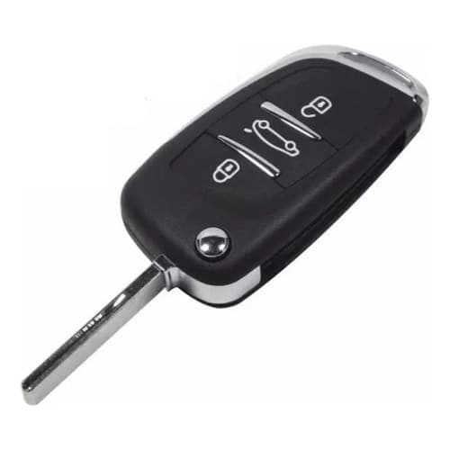 Capa Chave Canivete Citroen C3 C4 Ds3 Pallas Air Cross 2008 2009 2010 2011 2012 2013 2014 Carcaça 3b