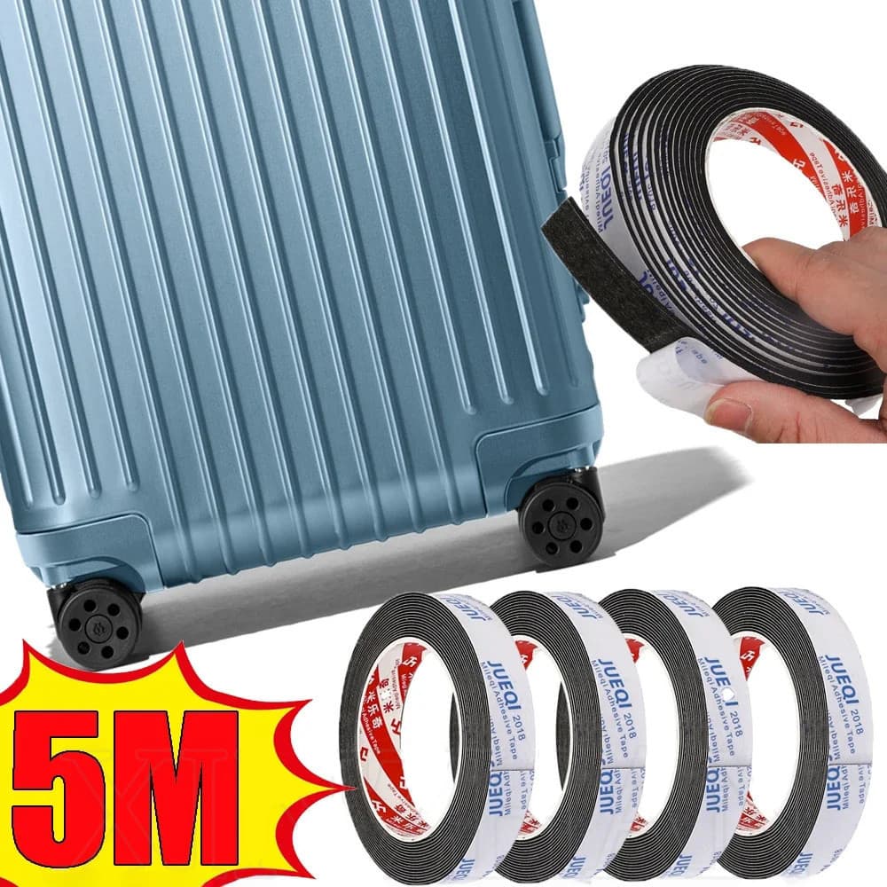 Fitas Silenciosas Para Rodas De Bagagem À Prova De Som 5M-Ferramenta Selada Lacunas De Janelas De Portas-Resistente A Ch