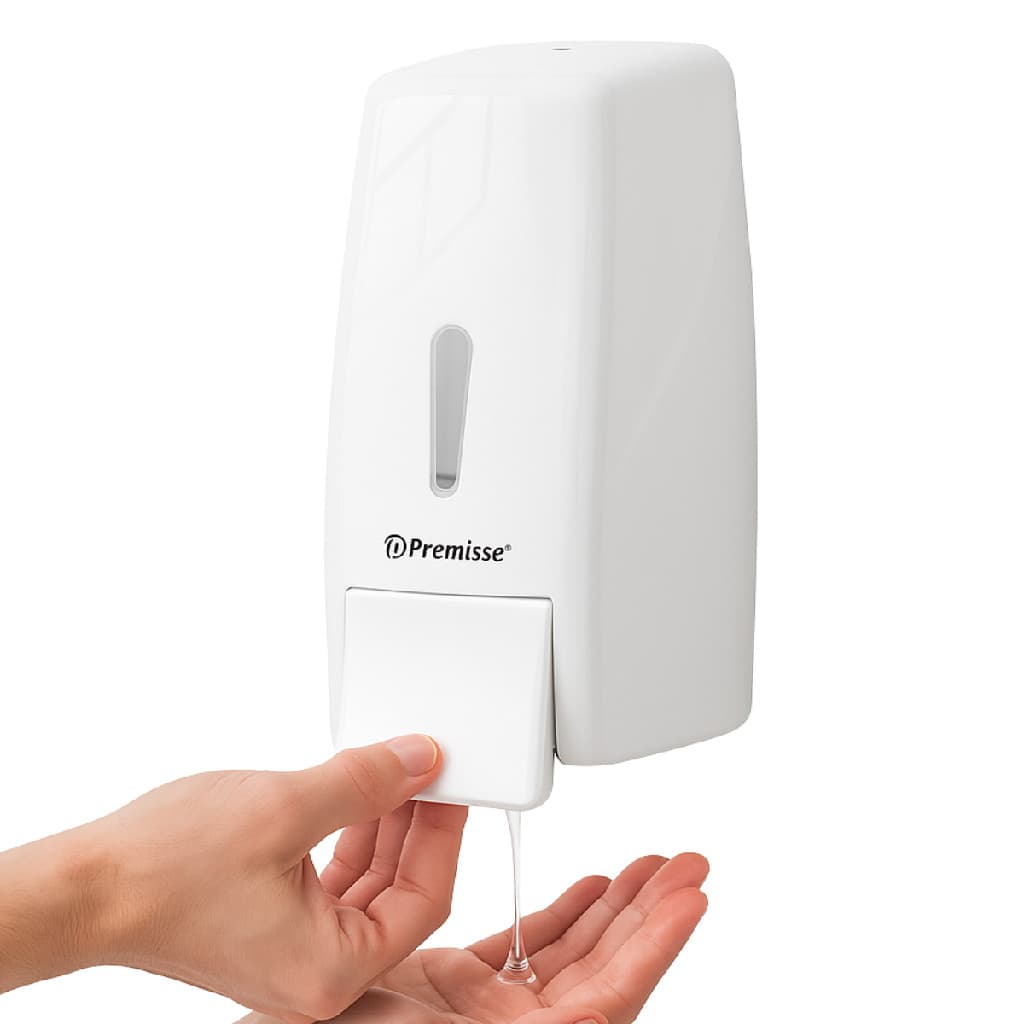 Dispenser Saboneteira Porta Sabão Sabonete Líquido de Parede Álcool Gel Banheiro Lavabo Reservatório Suporte Higiênico