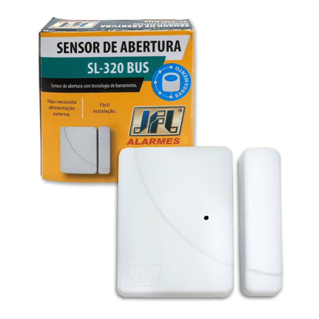 SENSOR DE ABERTURA SL-320 BUS PORTA E JANELA BARRAMENTO