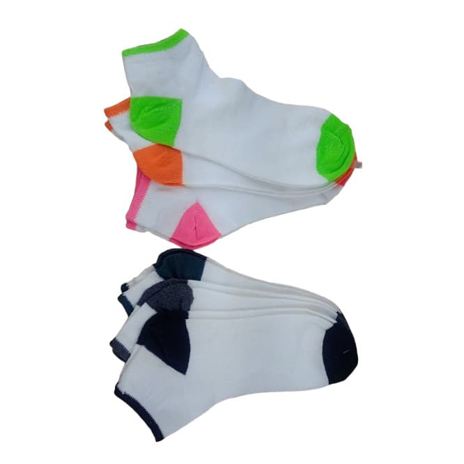 Kit com 9 pares de meias cano baixo basic+ 39 A 43