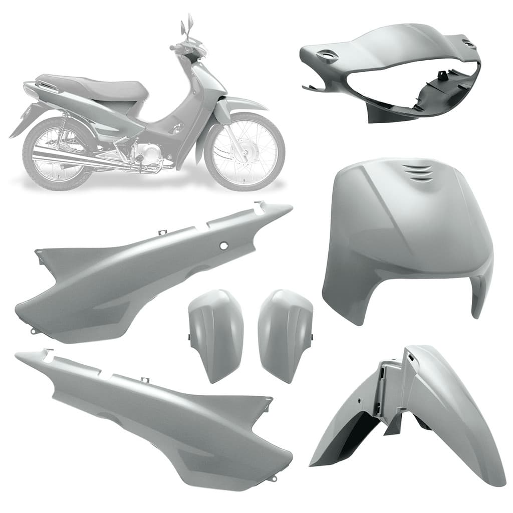 Kit Carenagem Moto  Biz 100 1998 1999 2000 01 02 03 04 2005 Completo Modelo Original Pro Tork