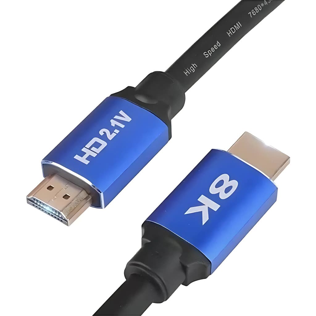 Cabo Hdmi 2.1 8k 3d Super Ultra Hd 1,5 Metros 7680x4320p