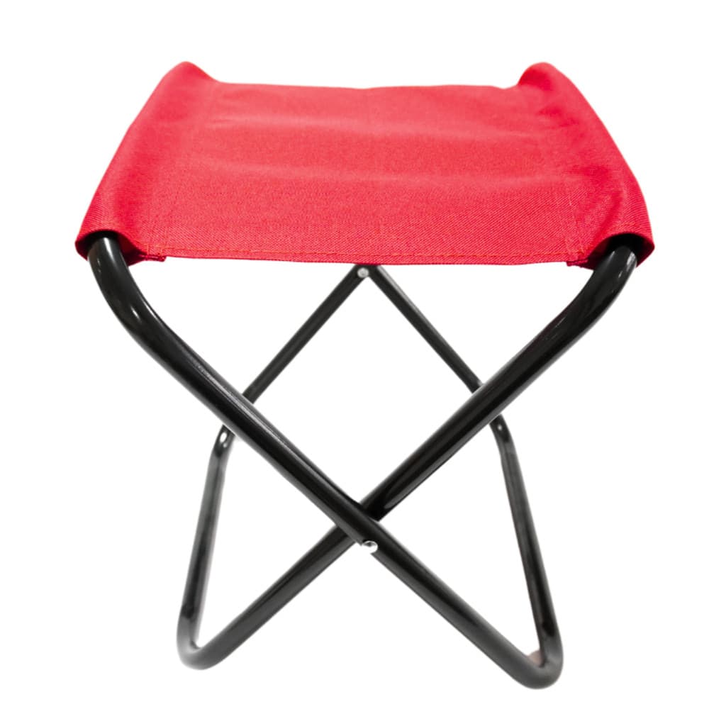 BANQUETA DOBRAVEL BANCO CADEIRA TECIDO OXFORD vermelha ATE 100KG CAMPING PESCA