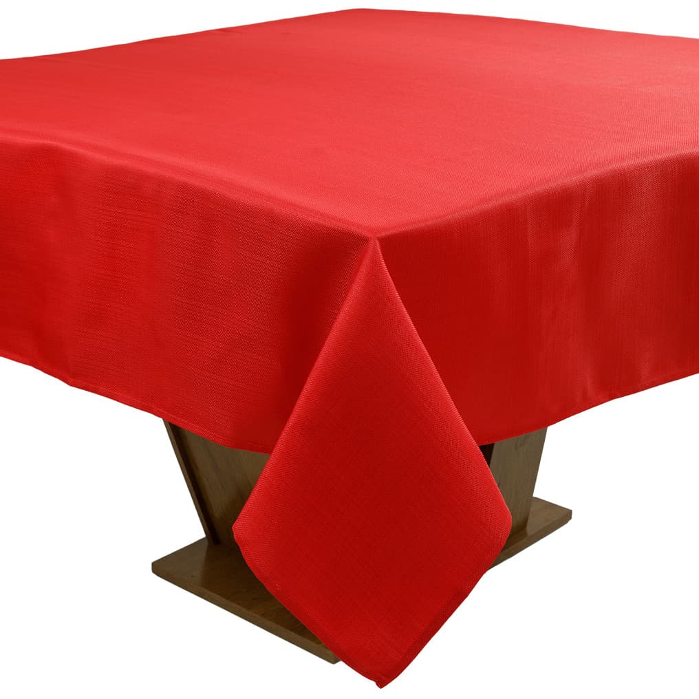 Toalha De Mesa Natal Impermeável Vermelha 12 Lugares Rafimex