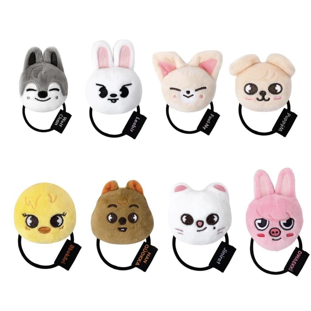 Faixa de Cabelo de Pelúcia do Ídolo de Pop Coreano Stray Kids - "Conexão de Fãs 2024" SKZ Toy World