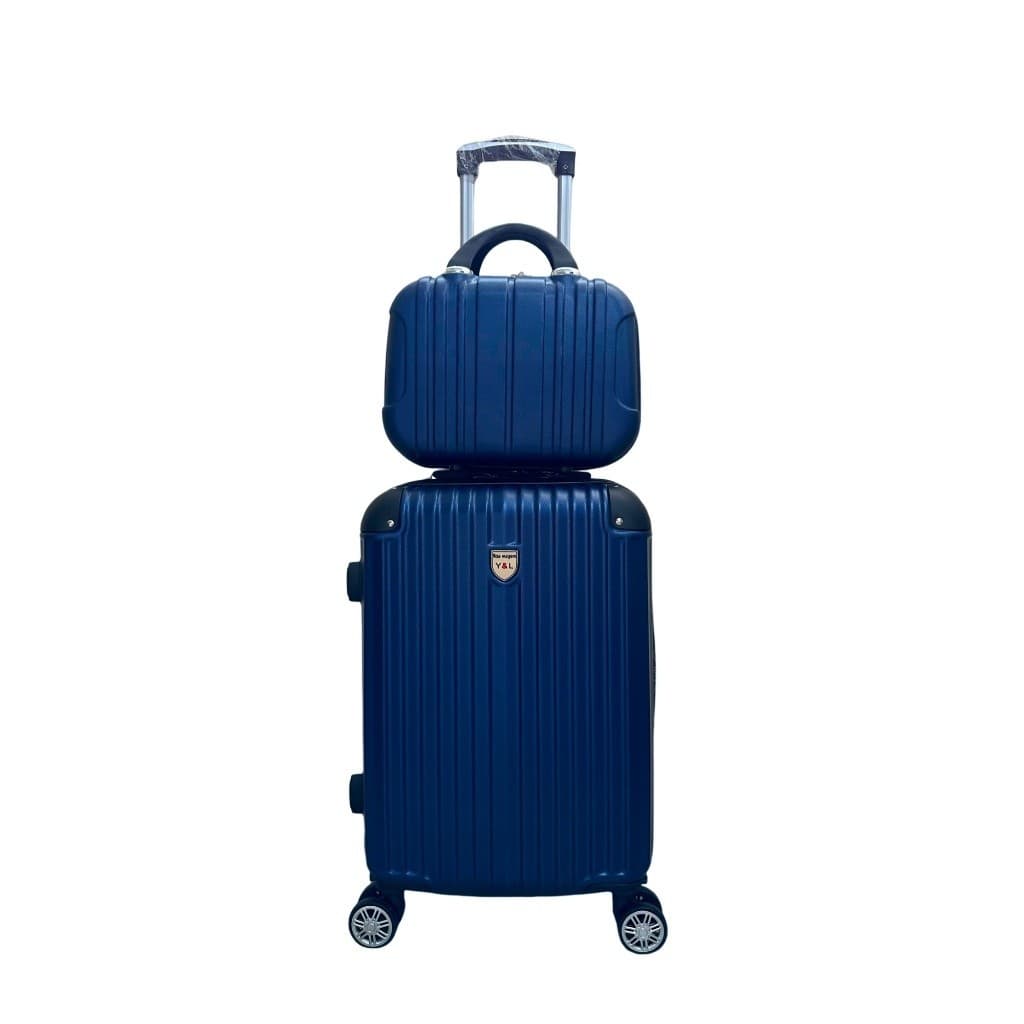 kit de Mala De Viagem 10 KG   4 Roda Gira 360 Grau Fibra + Frasqueira SKU:7878