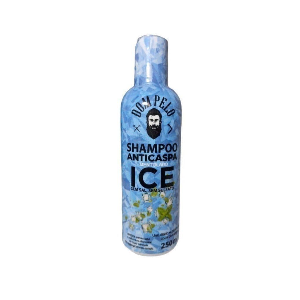 Shampoo AntiCaspa Dom Pelo Ice Mentolado 250ml Alivio da Coceira Sem Sal