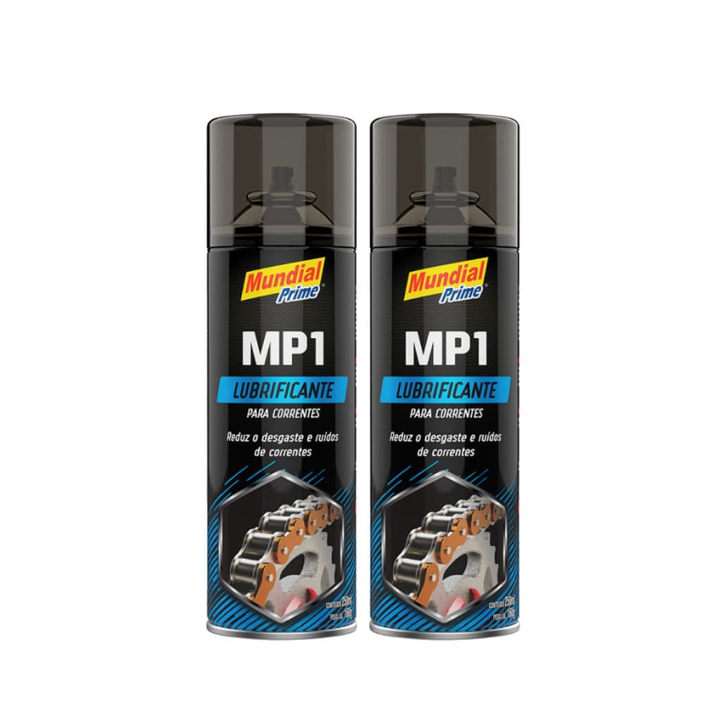 Kit C/2 Óleo Lubrificante Para Corrente,Moto,Bicicleta e Motoserra 250 ml - Mundial Prime