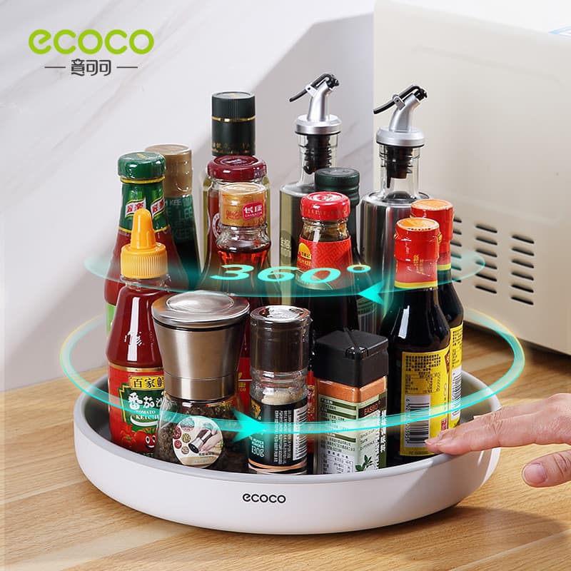 Rack de tempero rotativo bancada de cozinha multifuncional garrafa de molho de soja suprimentos de armazenamento domésti