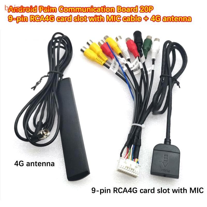 [baipestonwe] Saída De Rádio Do Carro Fio Chicote Fiação Conector Cabo Adaptador 4G SIM Slot Para + De Antena 4G