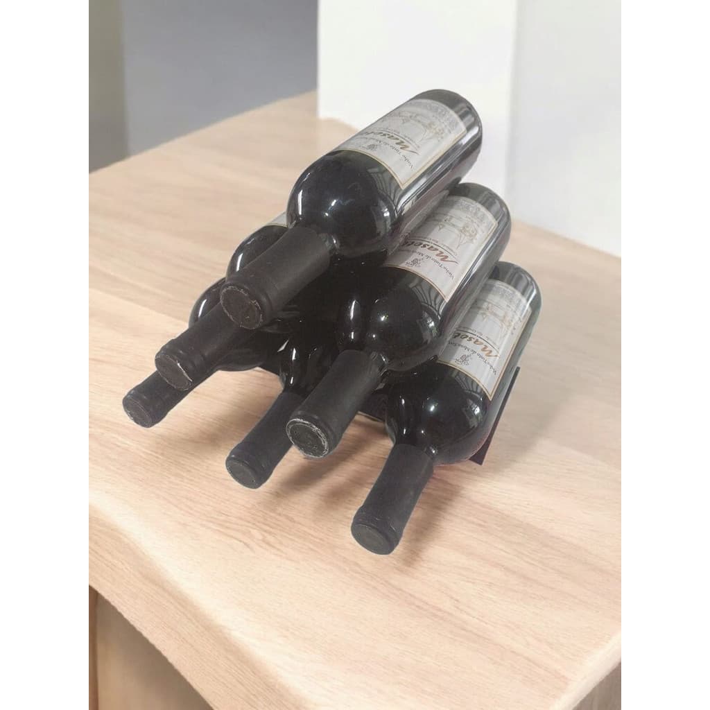 Suporte Expositor Vinho Champanhe Elegante Compacto Até 6 Gf